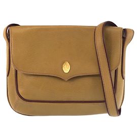 Bolsa de ombro Cartier Must Line Trinity em couro bege bordeaux Bege Bordeaux