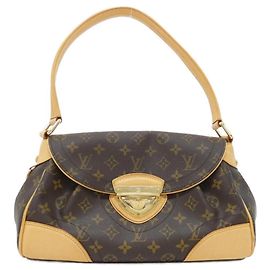 Bolsa de Ombro Louis Vuitton Monogram Beverly MM Marrom