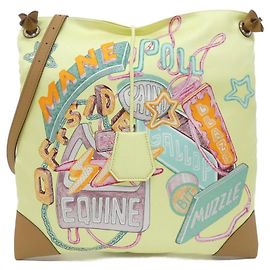 Hermès Bolsa de ombro Hermes Chevalscope Neon Silky City PM Outro Amarelo