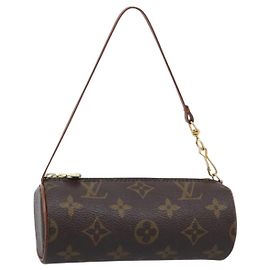 LOUIS VUITTON Monogram Papillon Pouch LV Auth 182935 Monograma