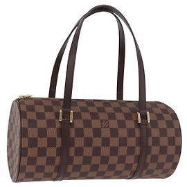 LOUIS VUITTON Borsa Papillon 30 Damier Ebene N51303 LV Auth 183697V Damier ebene