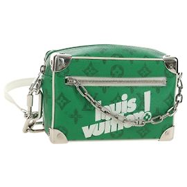 LOUIS VUITTON Monogram Everyday Mini Soft Trunk Bag Green M80816 Auth 182630M Verde Monograma