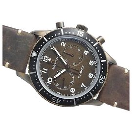 Zénith ZENITH Pilot's Chrono Metro TIPO CP-2 Flyback 29.2240.405/18.C801 Masculino Marrom