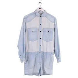 Macacão de algodão azul Isabel Marant Etoile Azul