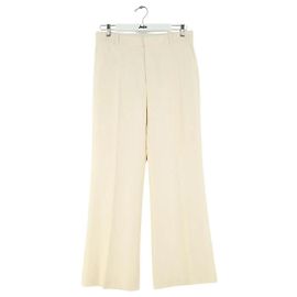 Chloé Pantaloni larghi ecru Crudo