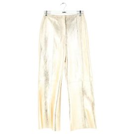 Forte Forte Calça larga dourada Dourado