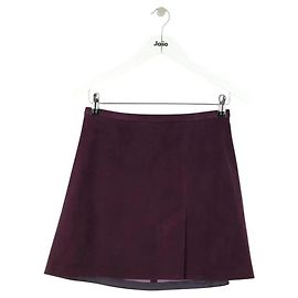Mini jupe Stouls en daim violet Violet