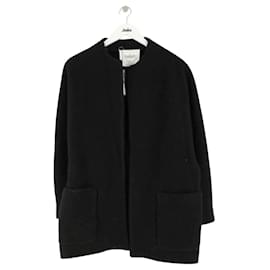 Ba&Sh Schwarzer Mantel Schwarz