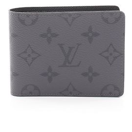 Louis Vuitton Portefeuille Slender Monogram Eclipse Reverse Bi-fold Wallet Brown