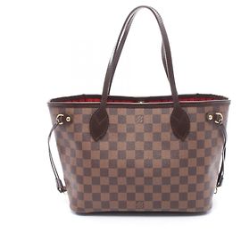 Sac cabas Louis Vuitton Neverfull PM Marron Damier ebène