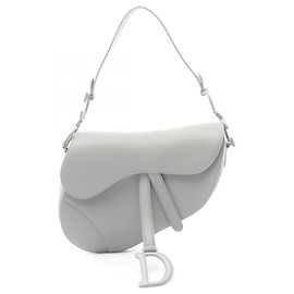 Borsa Saddle in pelle verde Christian Dior Verde