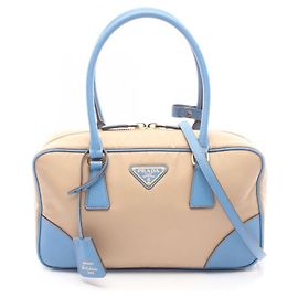 Borsa Prada Re-Edition 1978 Medium Blu Beige
