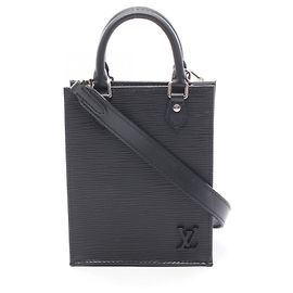 Louis Vuitton Petite Sac Plat Handtasche Schwarz