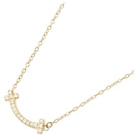 Collana Tiffany & Co. T Smile Mini con diamante D'oro Altro