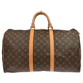 Louis Vuitton Keepall Monogram Canvas 50 Marron