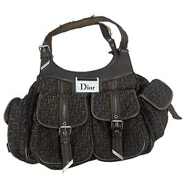 Christian Dior Bolsa de Ombro Trotter Marrom