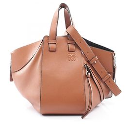 Bolsa de mão de couro Loewe Hammock Small 2-Way Marrom