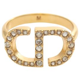 Bague Christian Dior Dior PETIT CD Doré