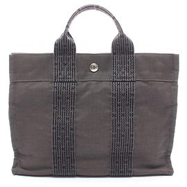 Hermès Borsa Tote Hermes Herline PM Marrone