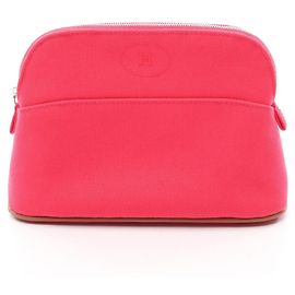 Hermès Bolsa Hermes Bolide Pouch 20 Marrom Rosa