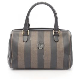 Borsa Tote Fendi Pecan Marrone Nero