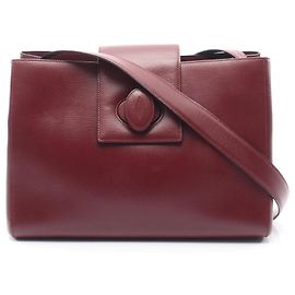 Borsa a Spalla Cartier Must Line Bordò