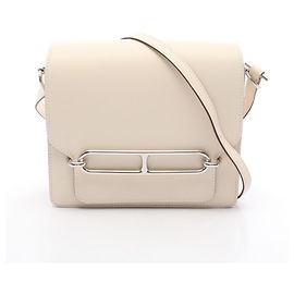 Hermès Hermes Sac Roulis Mini Shoulder Bag Écru