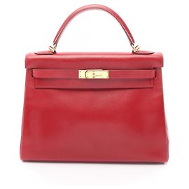 Hermès Sac à main Hermes Kelly 32 Rouge