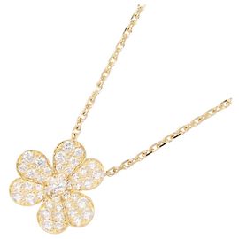 Collar con colgante Van Cleef & Arpels Frivole Diamond Dorado Otro