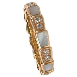 Bulgari Anillo Bvlgari Serpenti Viper en oro de 18K Blanco Dorado