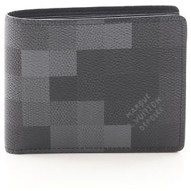 Louis Vuitton Portefeuille Slender Billfold Wallet Brown Black