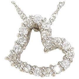 Autre Marque Platinhalskette mit Diamant Andere