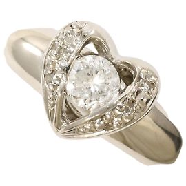 Autre Marque Platinring mit Diamant Andere