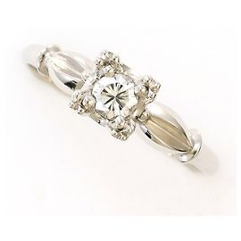 Autre Marque Platinring mit Diamant Andere