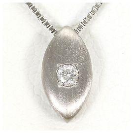 Autre Marque Colar de ouro branco 18K e diamantes Dourado