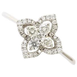 Autre Marque 18K Weißgold-Ring mit Diamant Golden