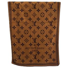 Serviette de plage Louis Vuitton Monogram Marron Marron