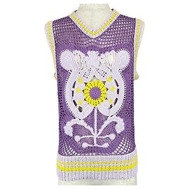 Autre Marque PATOU Malha de algodão em crochê Roxo