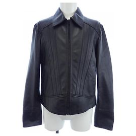 Céline Celine Lederjacke Schwarz