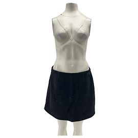 Lacoste Black Wool Skirt Size 38 Black