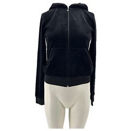 Juicy Couture Samtjacke Schwarz M Schwarz