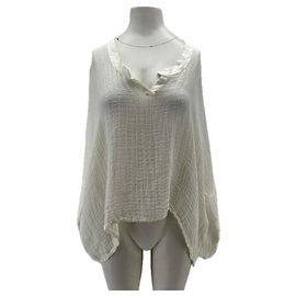 Autre Marque Top in lino SUNDAY beige XS Beige