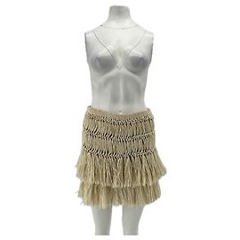 Isabel Marant Raffia Rock Beige Beige