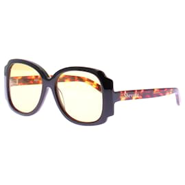 Autre Marque Óculos de sol oversize Marrom