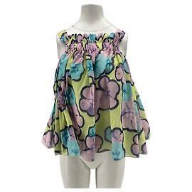 Top multicolorido de poliéster roxo Viktor & Rolf Roxo