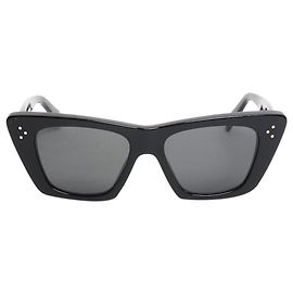 Céline Schwarze Cat-Eye-Sonnenbrille Schwarz