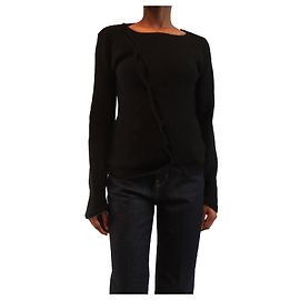 Khaite Schwarzer Off-Shoulder-Pullover - Größe XS Schwarz