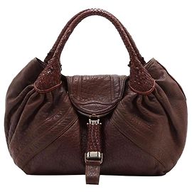 Fendi Bolsa Spy marrom escuro Marrom