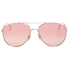 Louis Vuitton Occhiali da sole aviator rose gold Rosa