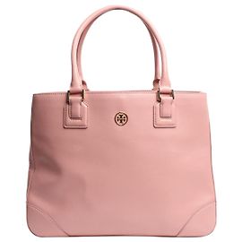 Tory Burch Bolsa tote de couro Robinson rosa Rosa